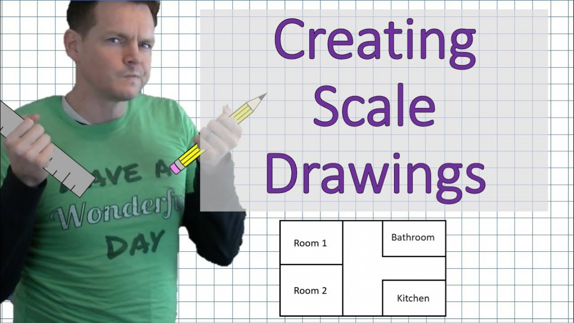 How to Make a Scale Drawing  th Grade  Simplifying Math