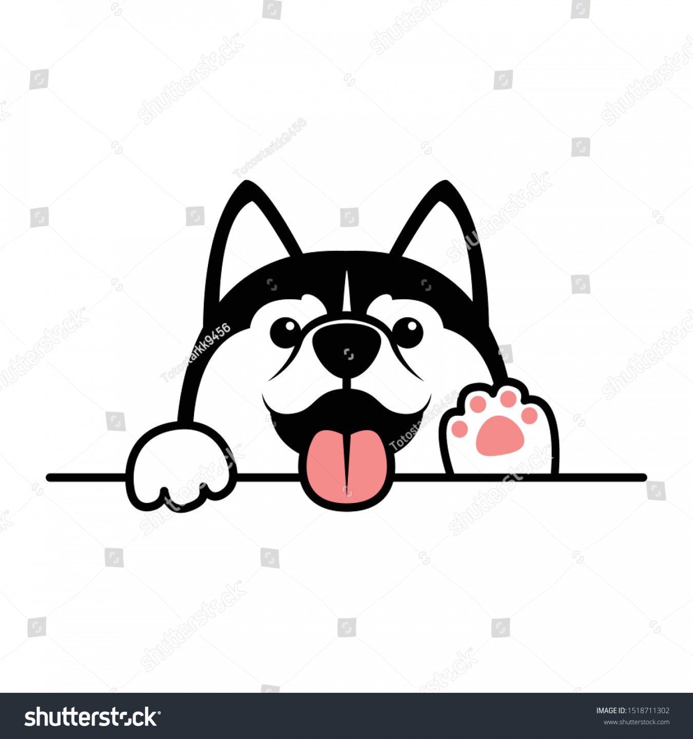 Husky Cartoon Photos and Images  Shutterstock