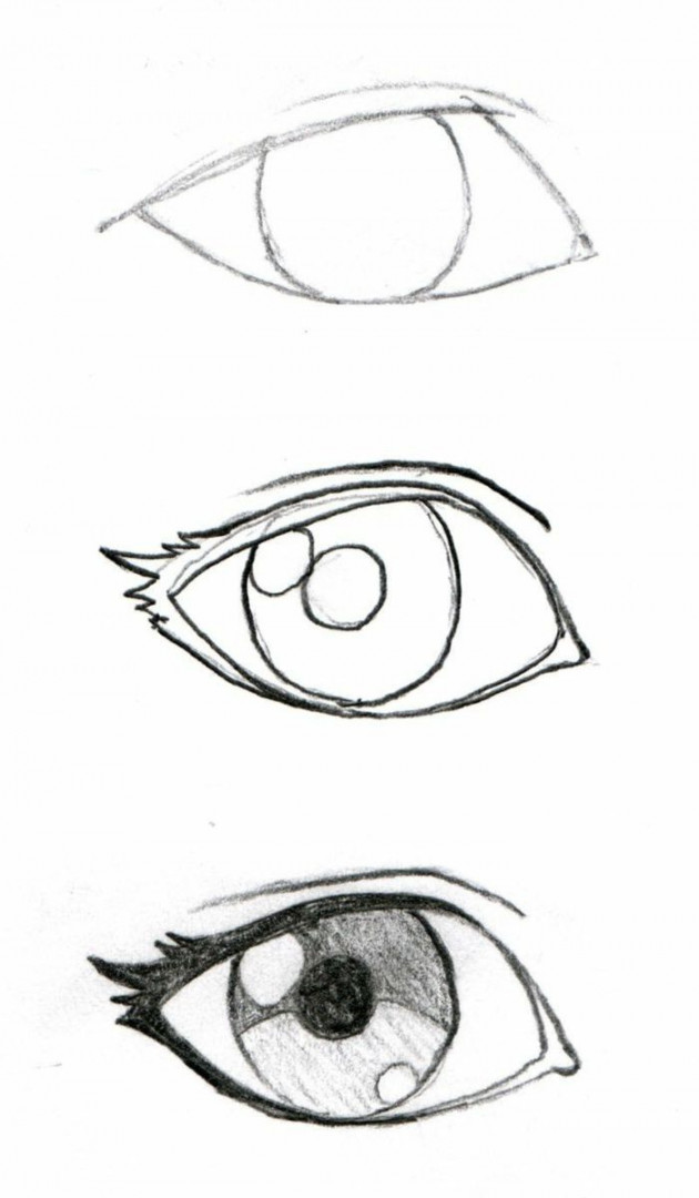 ▷ + ideas on how to draw eyes - step by step tutorials and