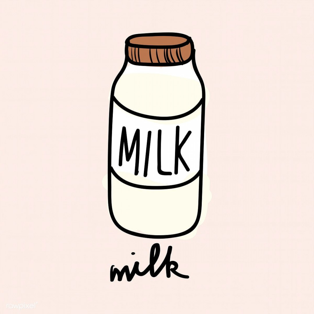 Illustration of milk bottle vector  free image by rawpixel