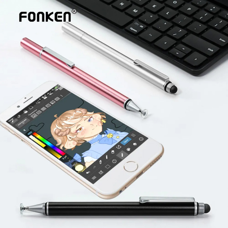 In  Stylus Pen For Phone Tablet Touch Pen for Drawing Capacitive Smart  Pencil Universal Android Mobile Screen Thick Thin Pens