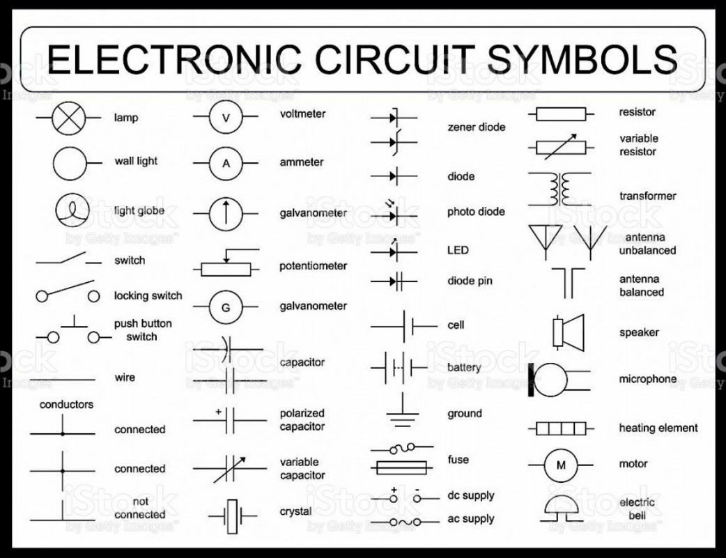 Industrial Electrical Diagram Symbols New  Electronics circuit