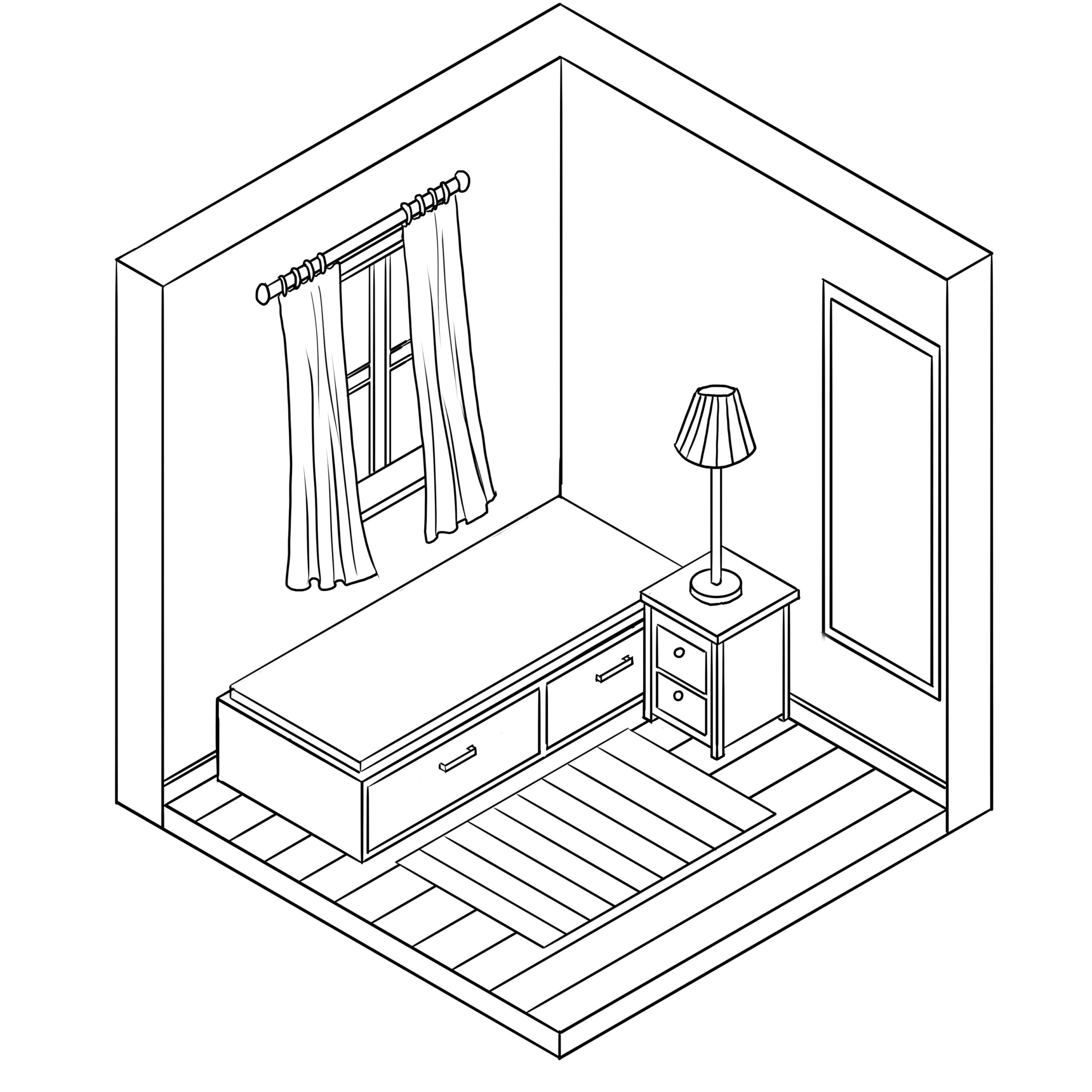 Isometric Room Tutorial by AtomAutonom - Make better art  CLIP