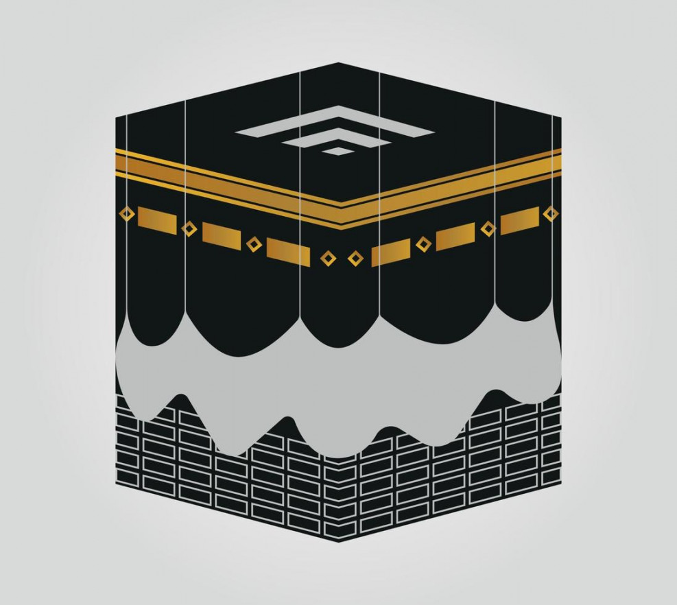 Kaaba Drawing Vector Art, Icons, and Graphics for Free Download