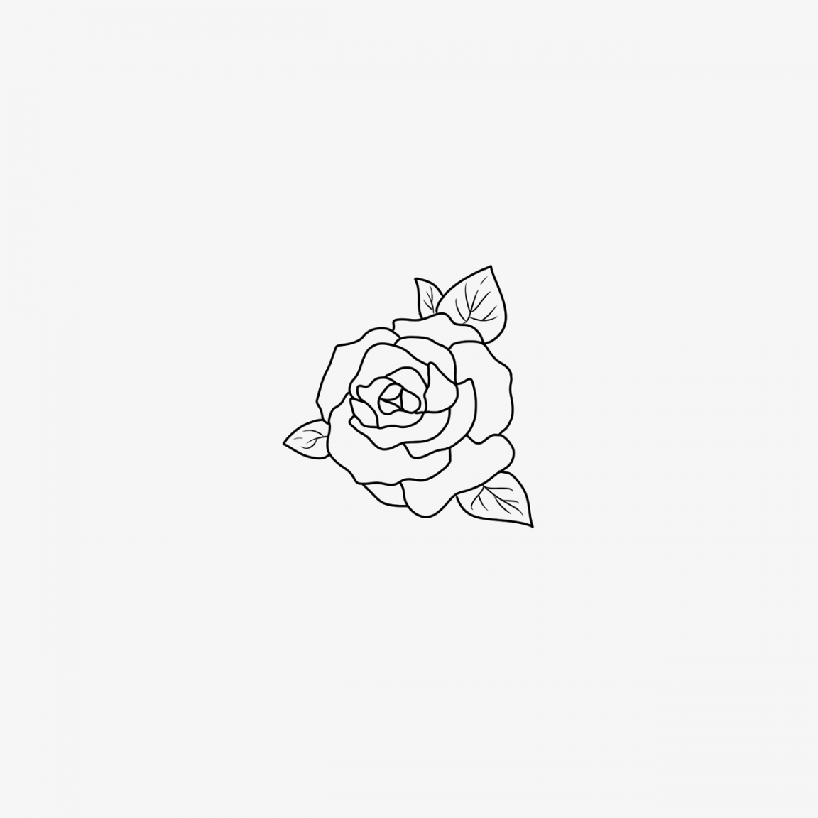 Likes  Tumblr  Small rose tattoo, Tattoo stencils, Small tattoos