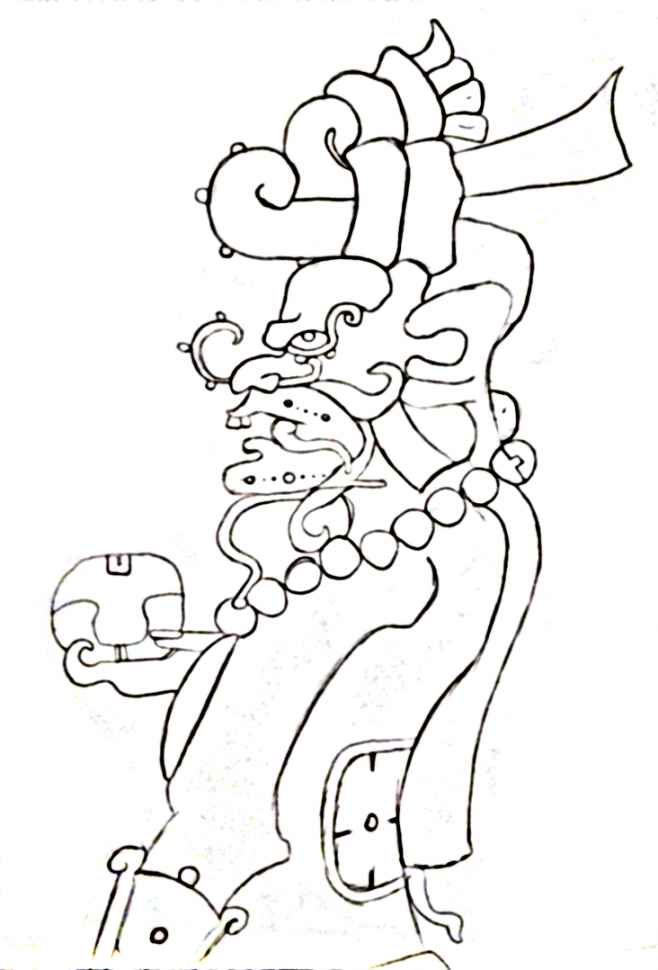 Mayan God Drawing — Steemit