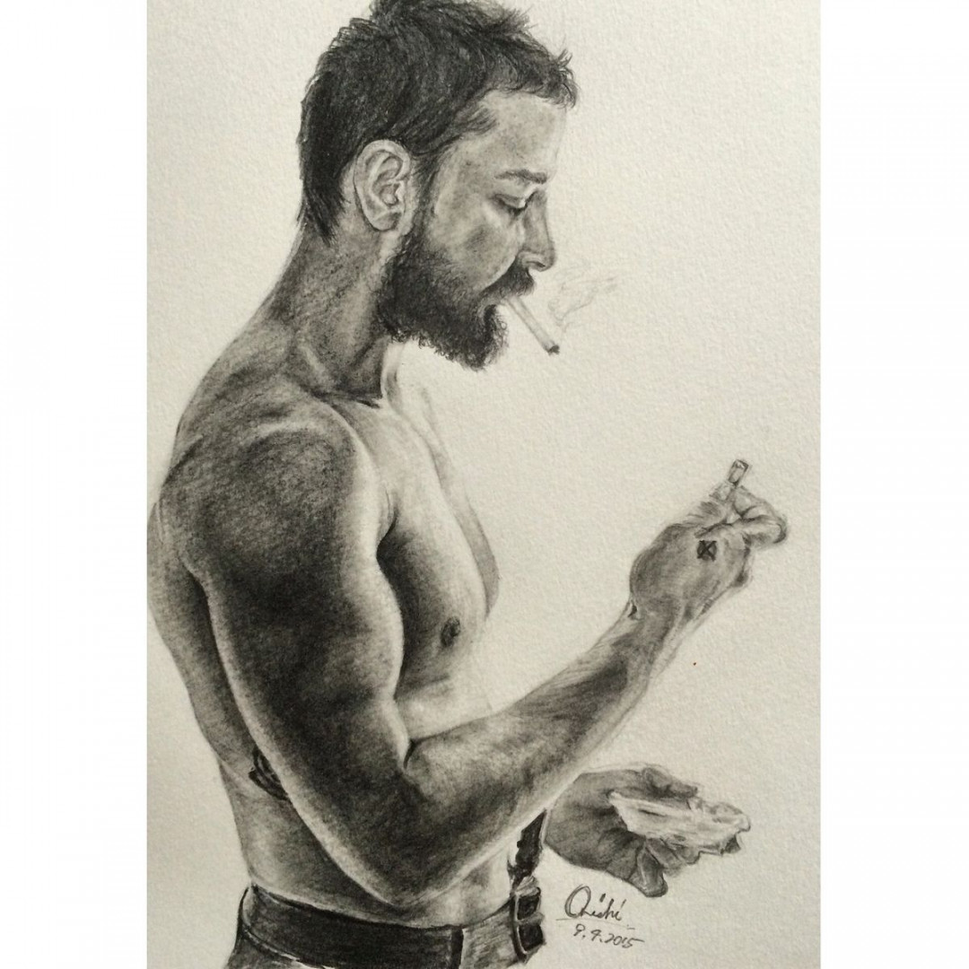 Men drawing