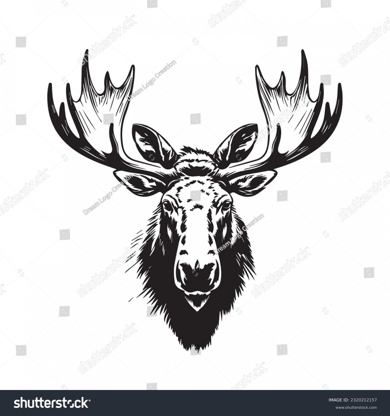 , Moose Head Images, Stock Photos, D objects, & Vectors