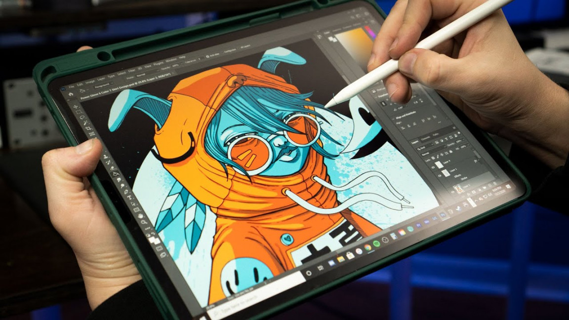 My IPAD PRO just became a DRAWING TABLET for my PC! (Duet Display Review!)