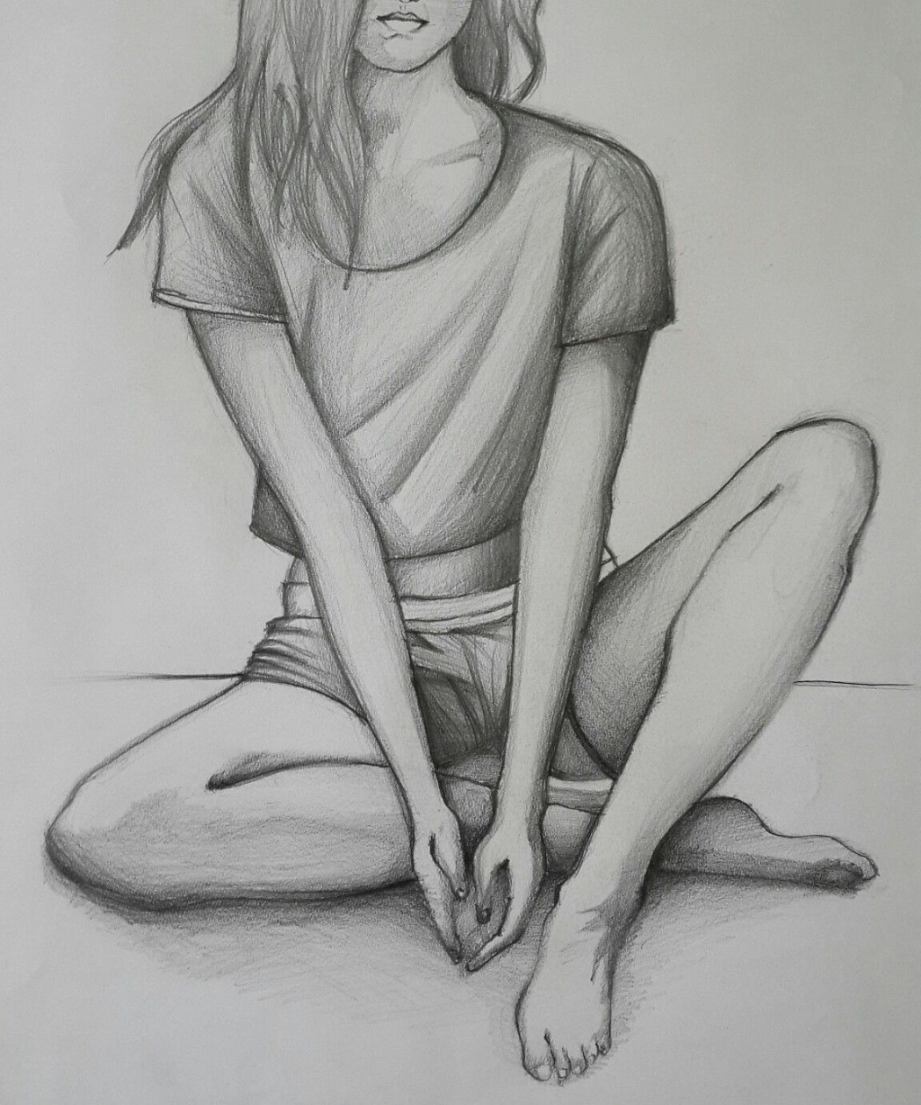 Pencil Drawing, Size: A