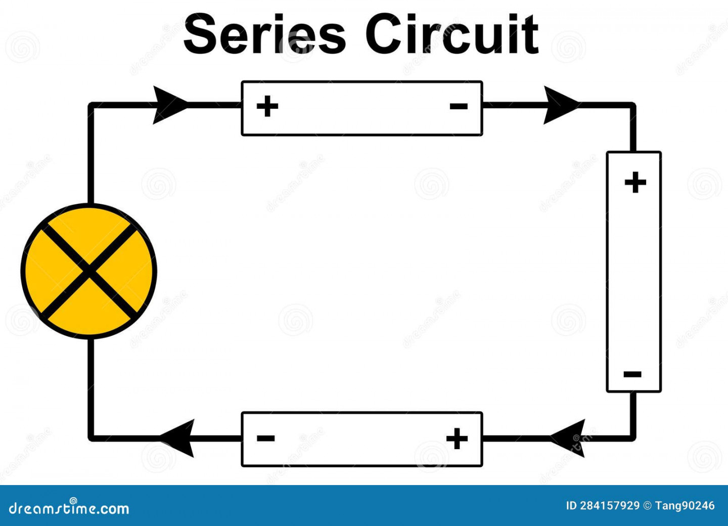 Series Circuit Diagram Stock Illustrations –  Series Circuit