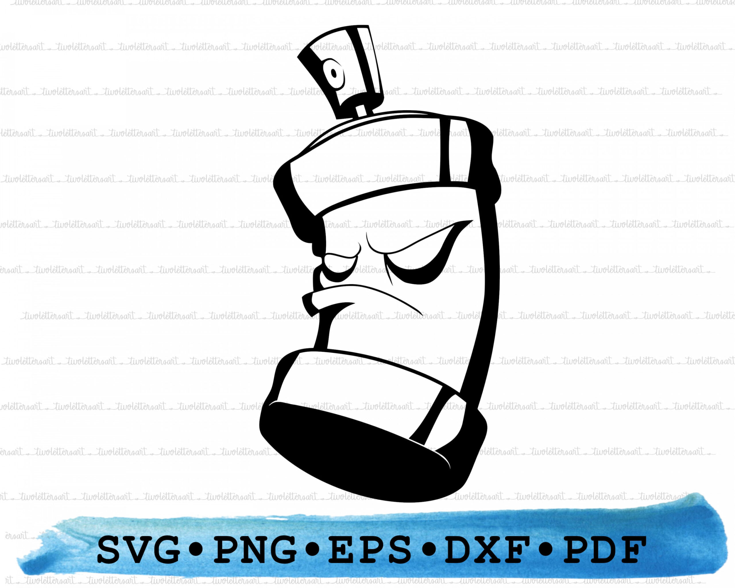 Spray can Svg, Spraycan Silhouette, Graffiti Spray Paint Cricut