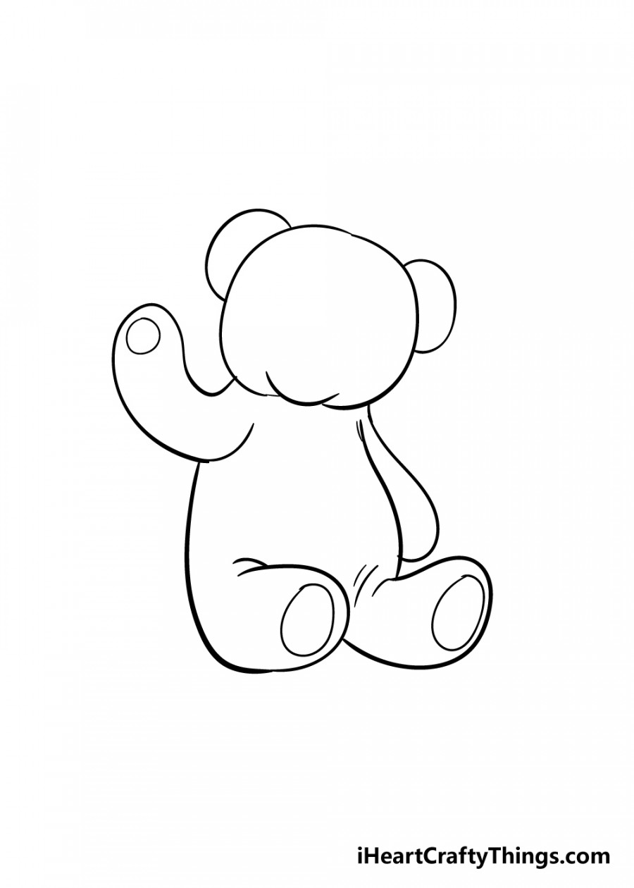 Teddy Bear Drawing - How To Draw A Teddy Bear Step By Step