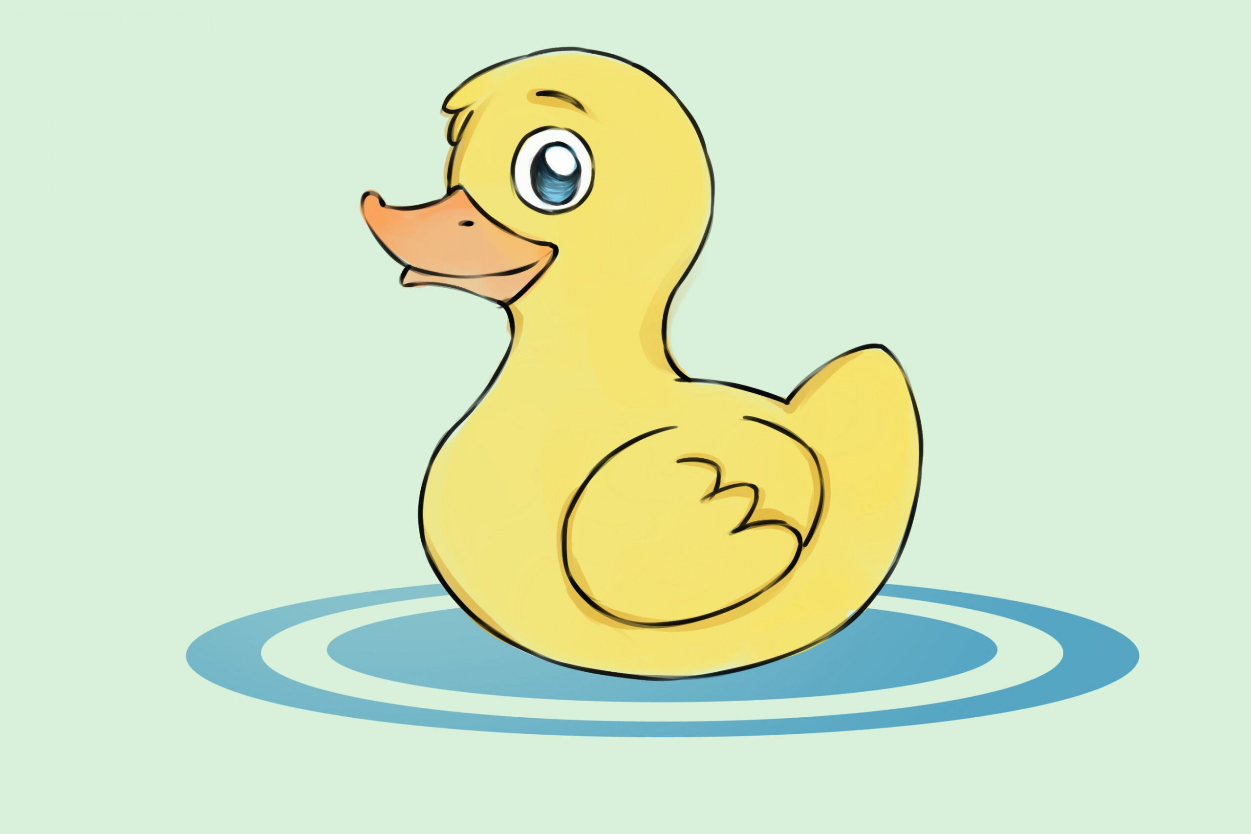 Ways to Draw Ducks - wikiHow  Baby cartoon drawing, Duck