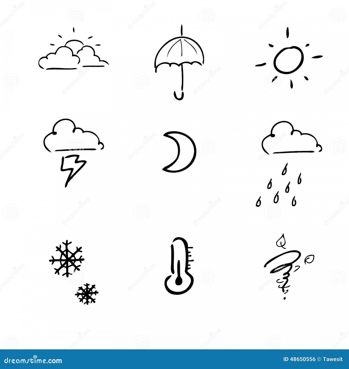 Weather Drawing Stock Illustrations – , Weather Drawing Stock