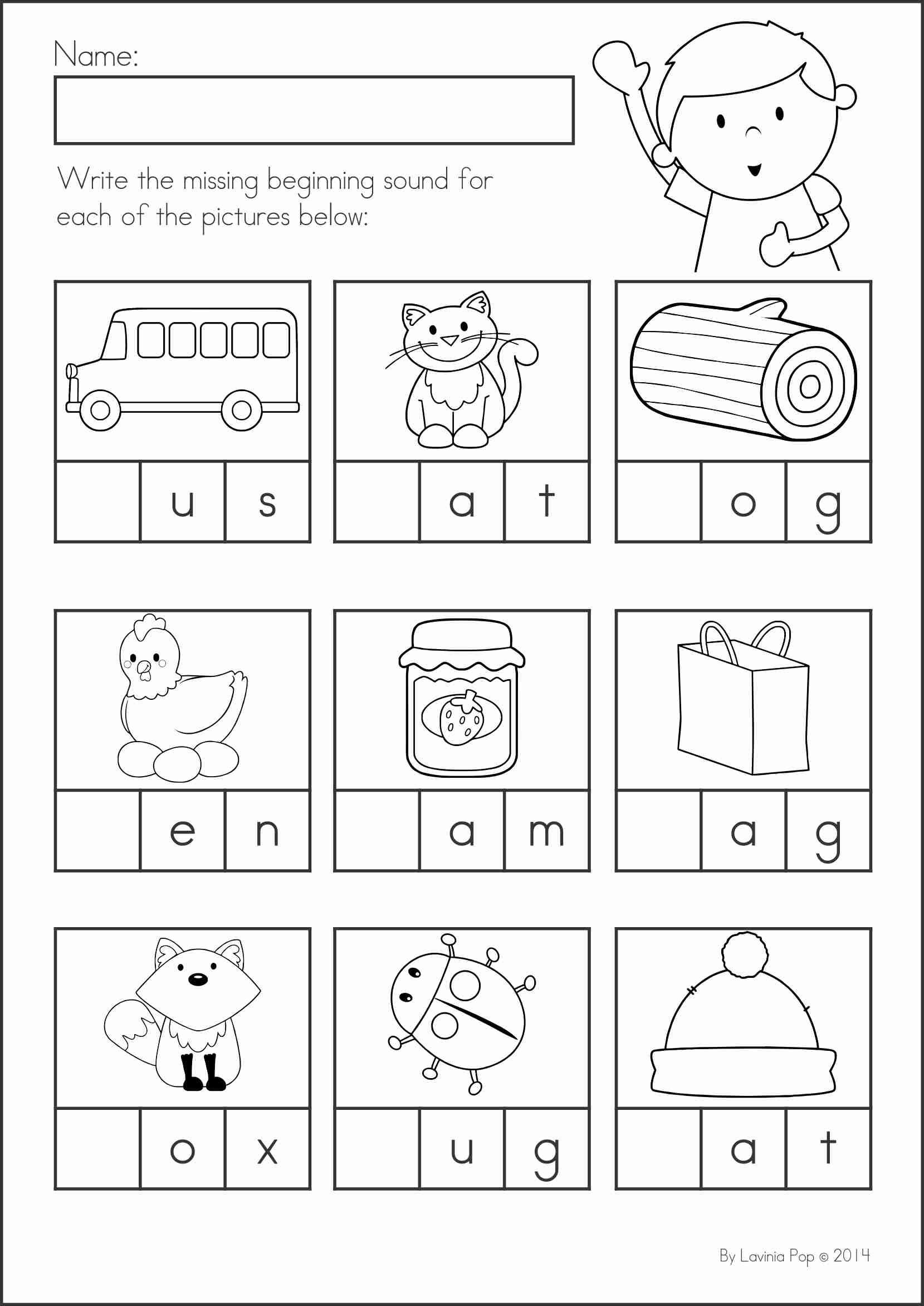 19+ Write the Beginning Sound Worksheets