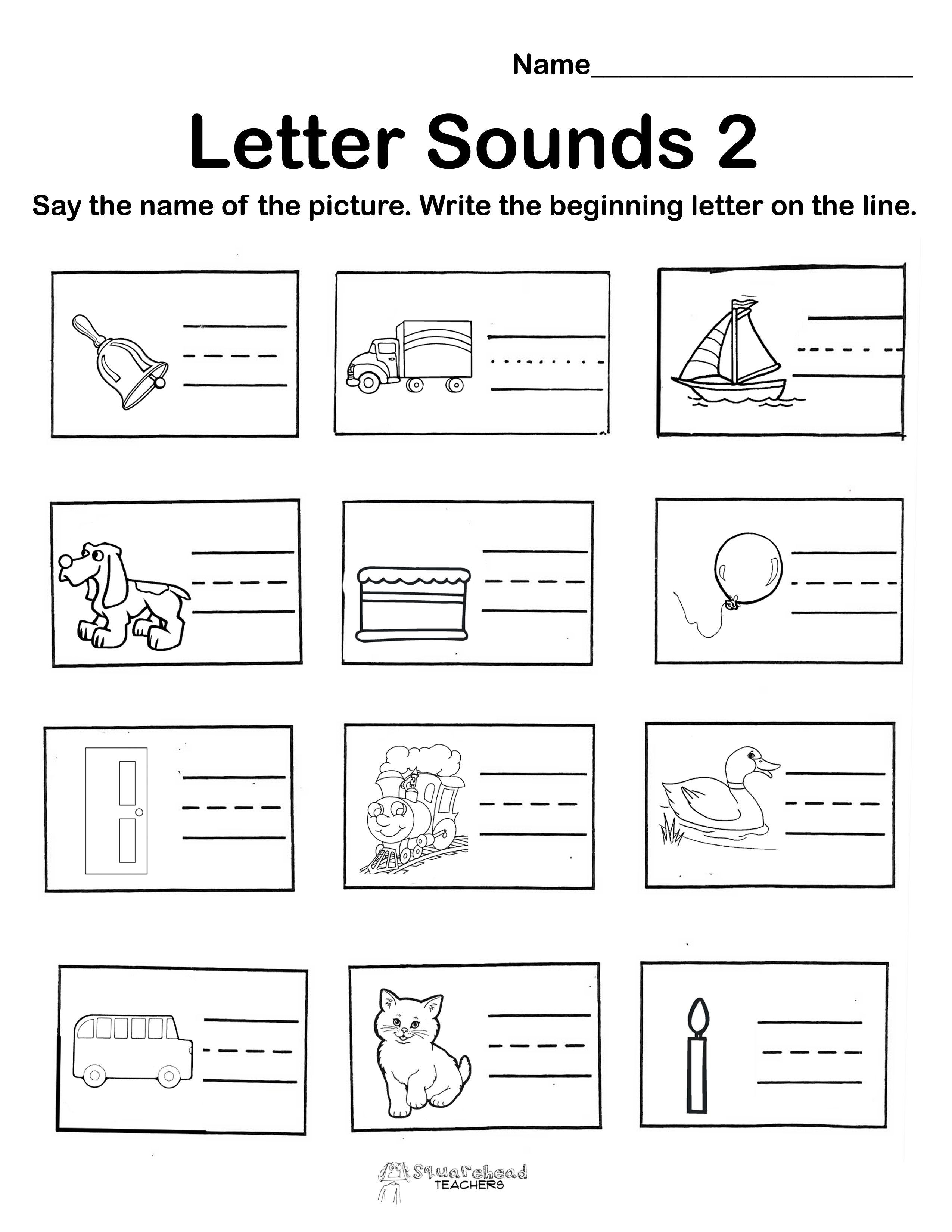 24+ Write the Beginning Sound Worksheets