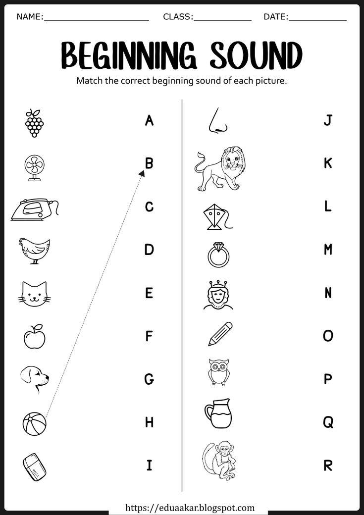 27+ Write the Beginning Sound Worksheets