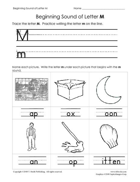 29+ Beginning Sound M Worksheet