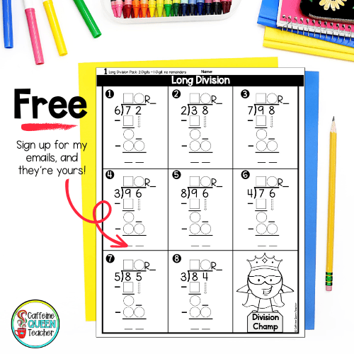 4-Digit Division Without Remainders Worksheets 77