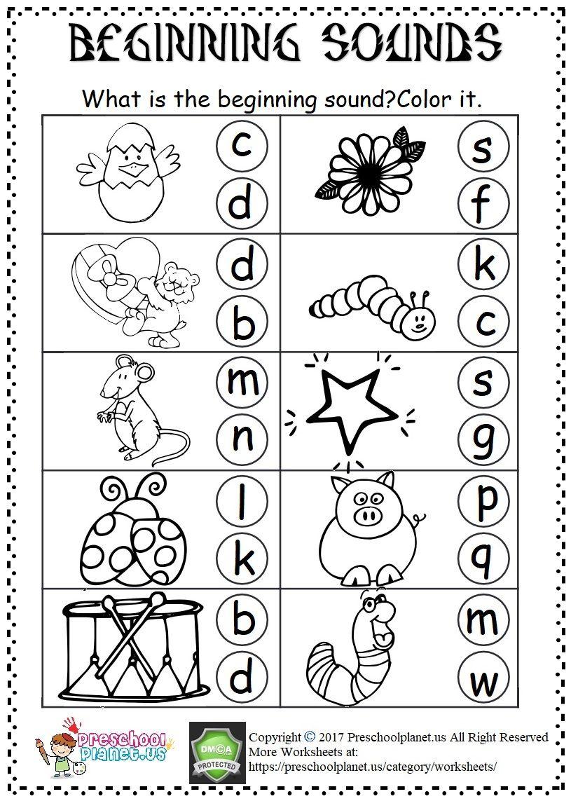 41+ Write the Beginning Sound Worksheets