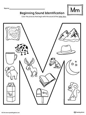 43+ Beginning Sound M Worksheet