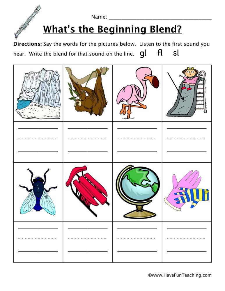 47+ Write the Beginning Sound Worksheets