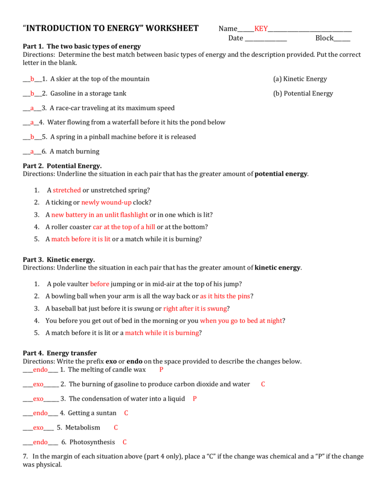 50 Fresh Energy Flow Worksheet Answers 36