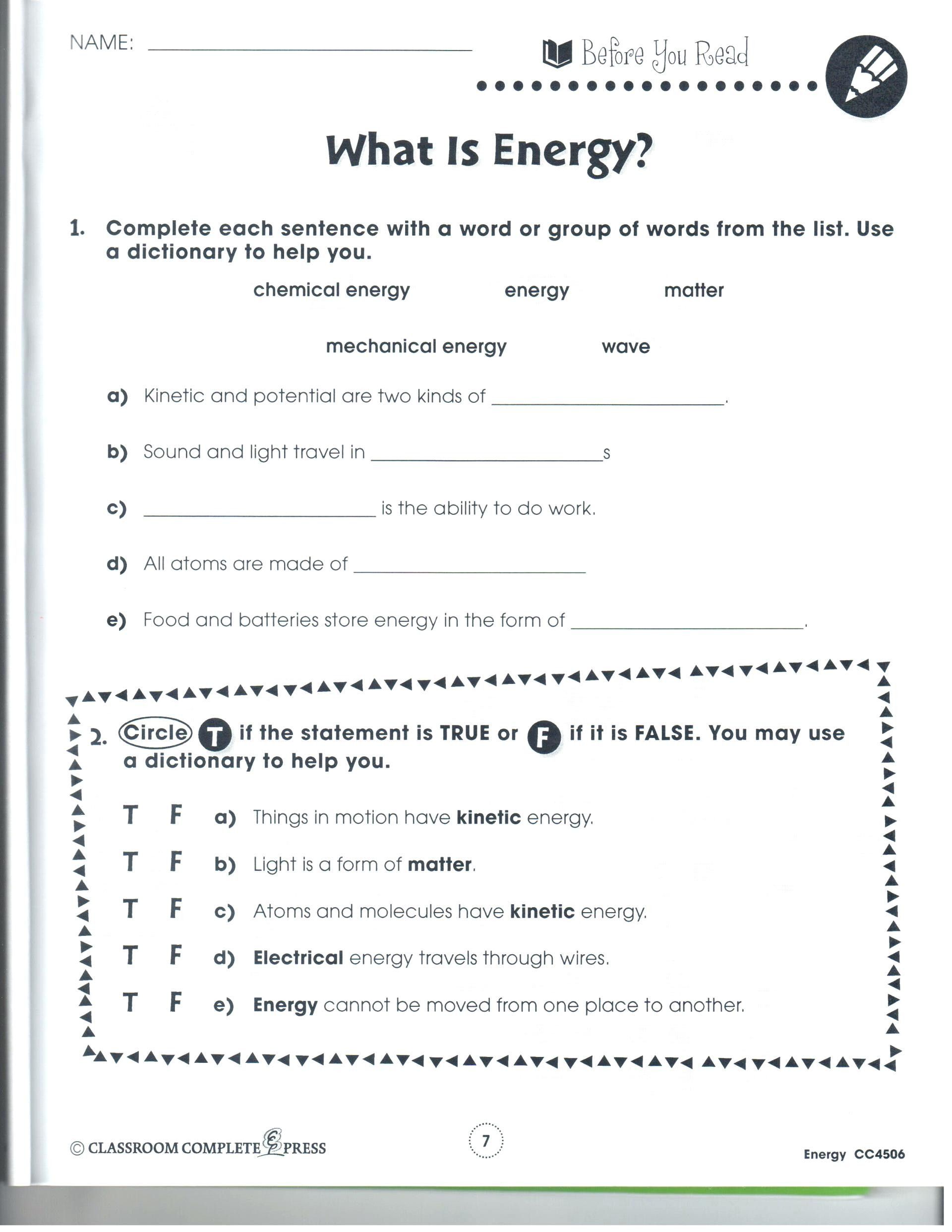 50 Fresh Energy Flow Worksheet Answers 40