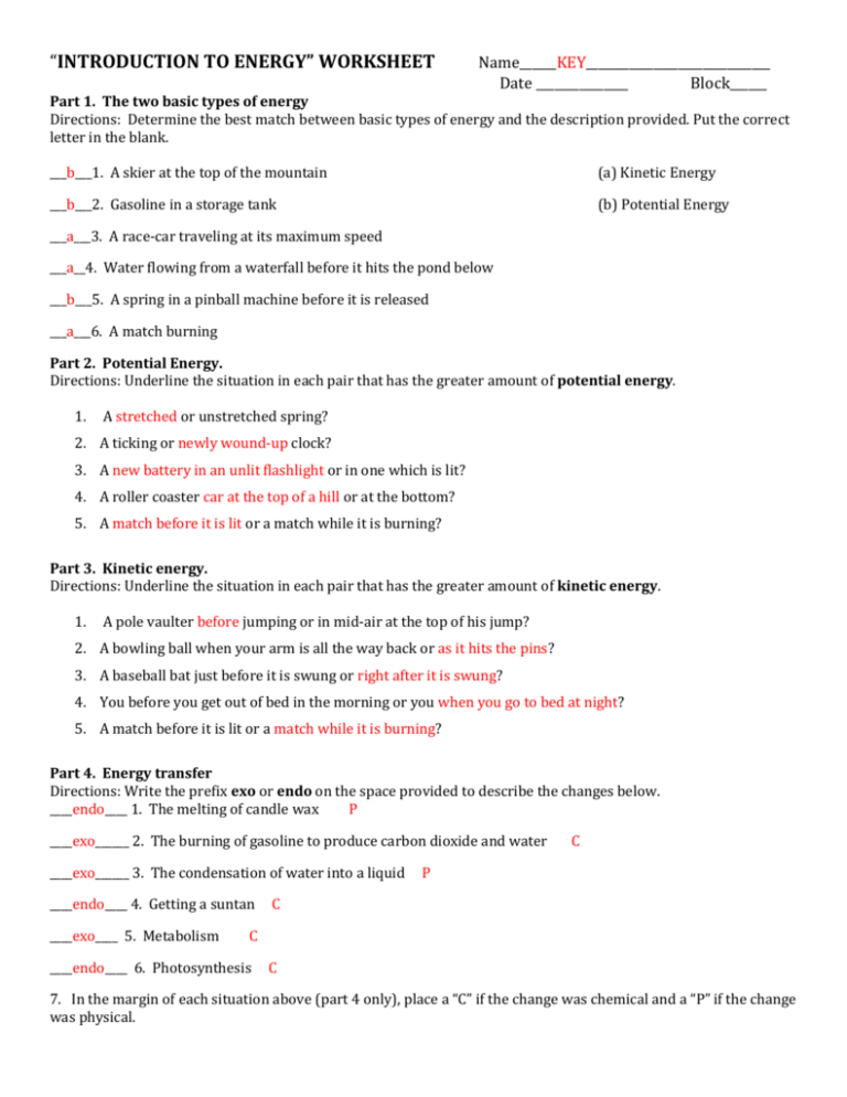 50 Fresh Energy Flow Worksheet Answers 48