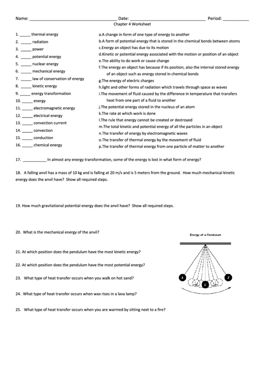 50 Fresh Energy Flow Worksheet Answers 62