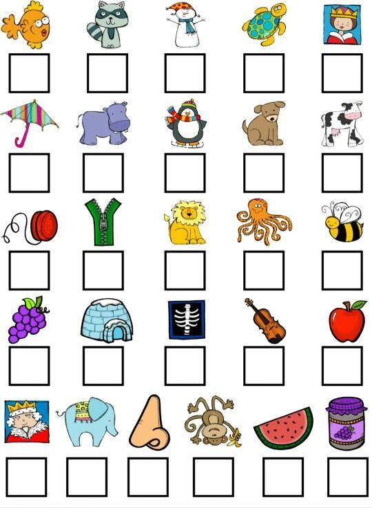 51+ Beginning Sound Match Printable