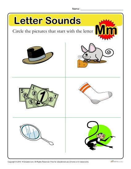 54+ Beginning Sound M Worksheet