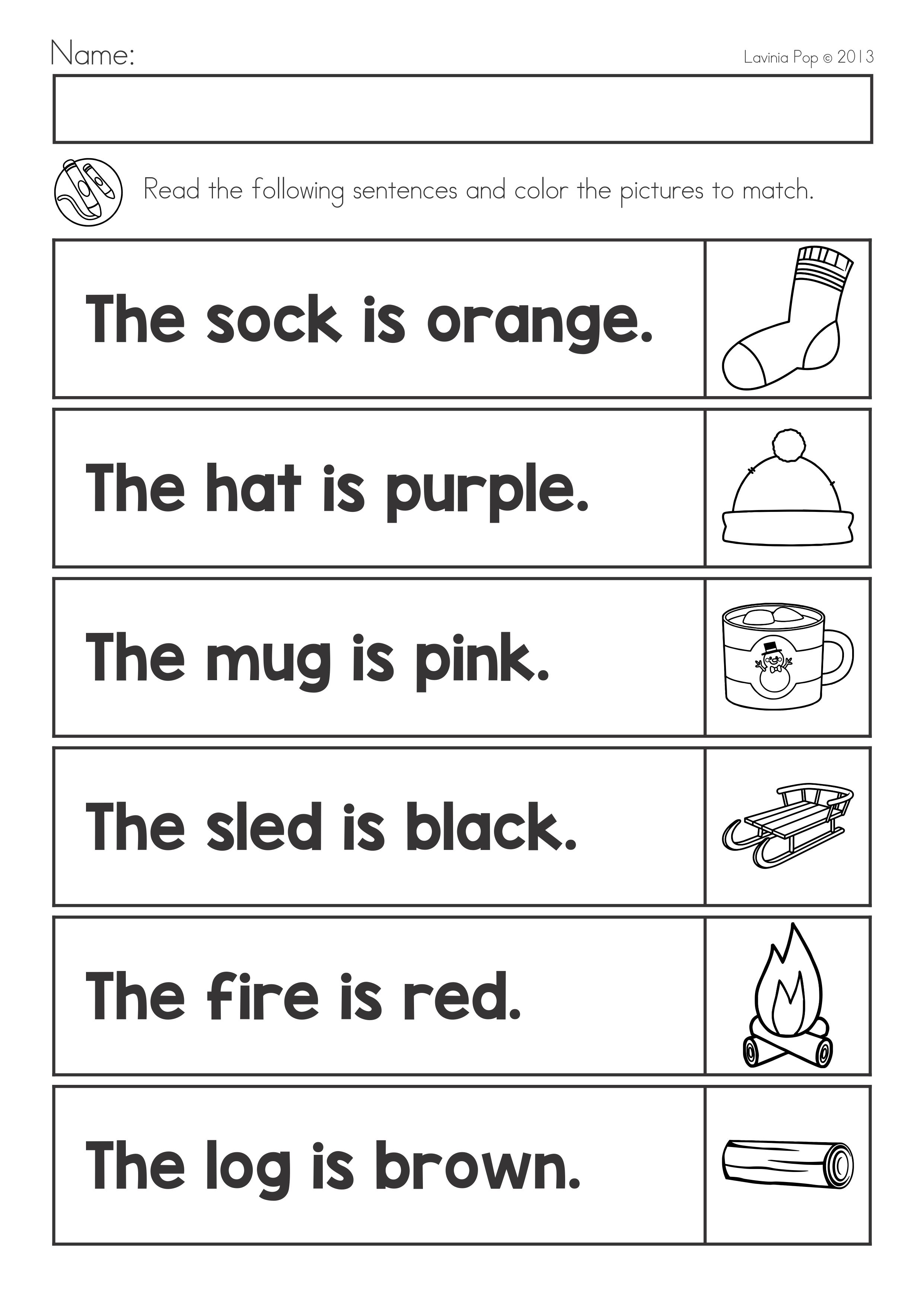 55+ Best Reading Worksheets Pre K 31