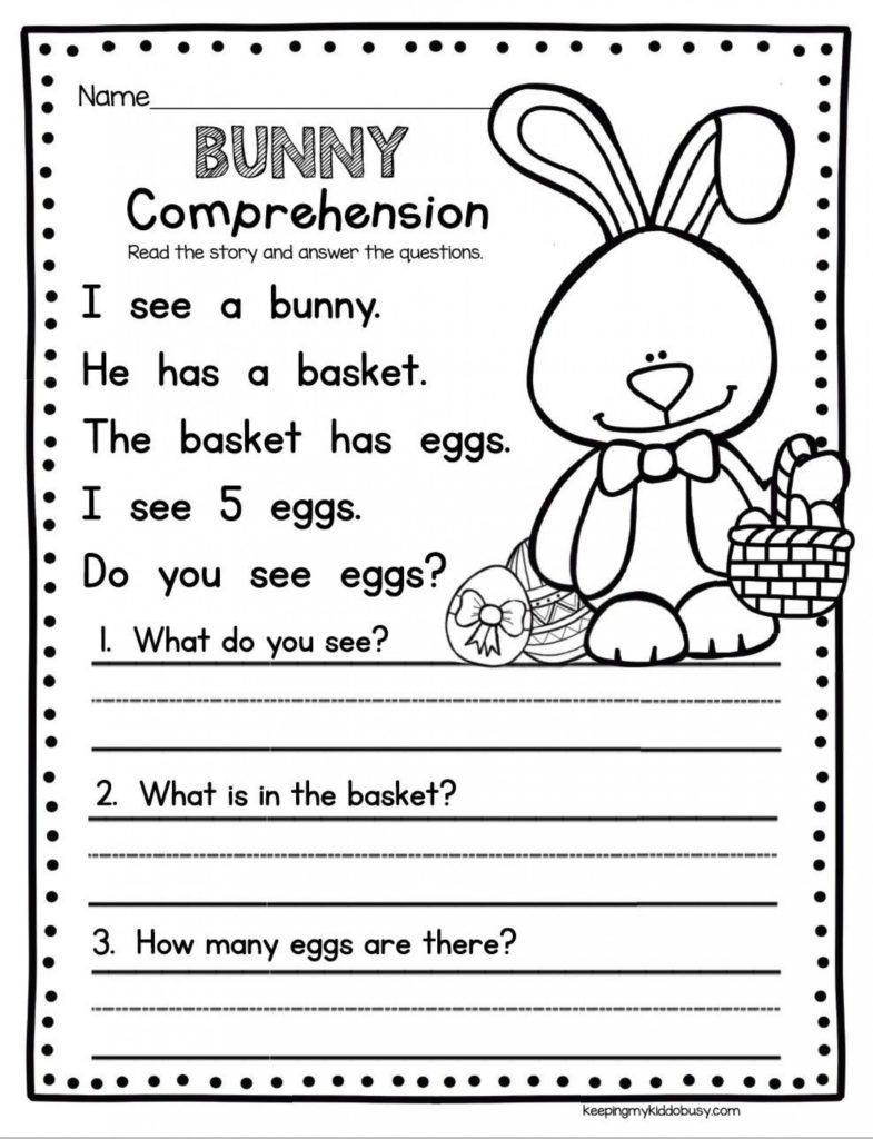 55+ Best Reading Worksheets Pre K 36