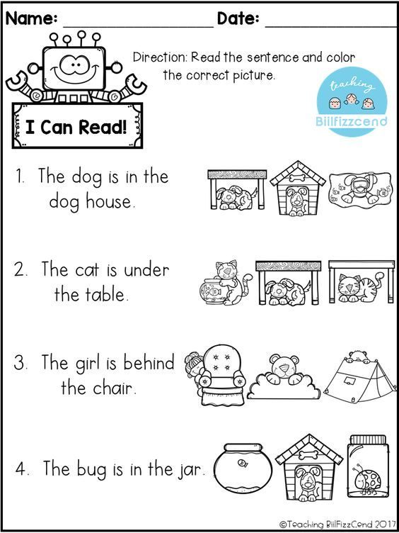 55+ Best Reading Worksheets Pre K 60