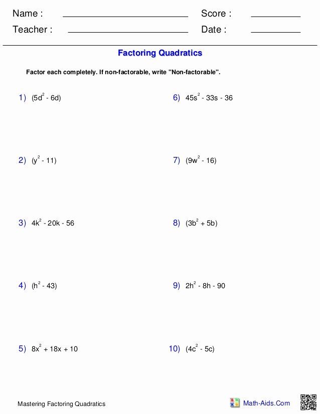 56+ Simple Factoring Linear Expressions Worksheet 25