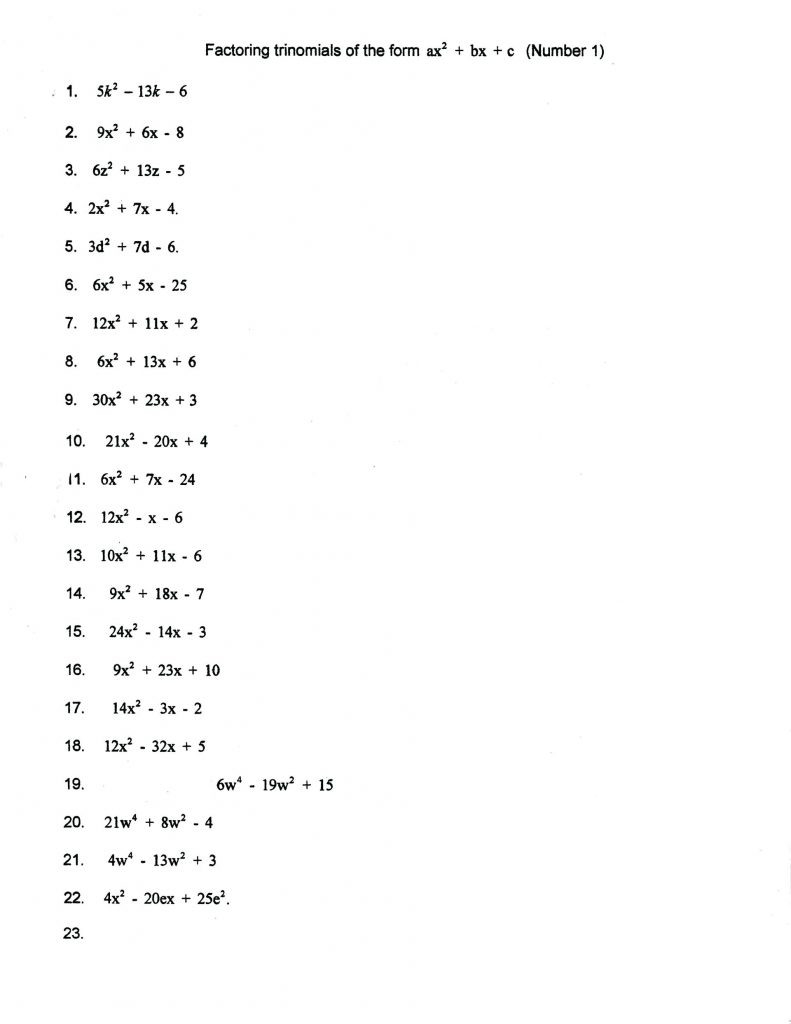 56+ Simple Factoring Linear Expressions Worksheet 40