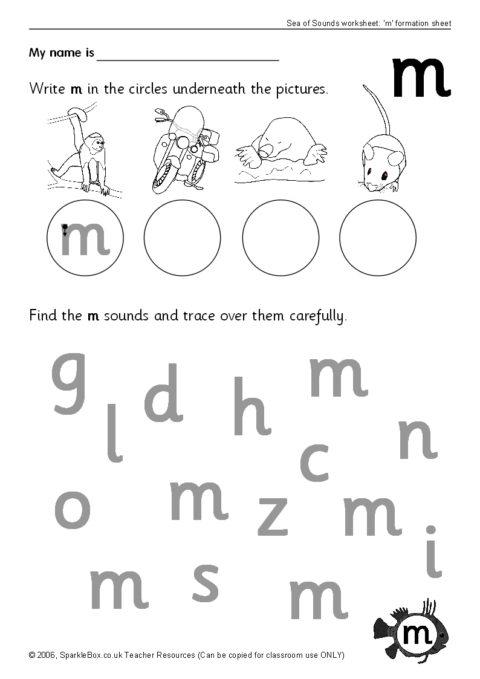 58+ Beginning Sound M Worksheet