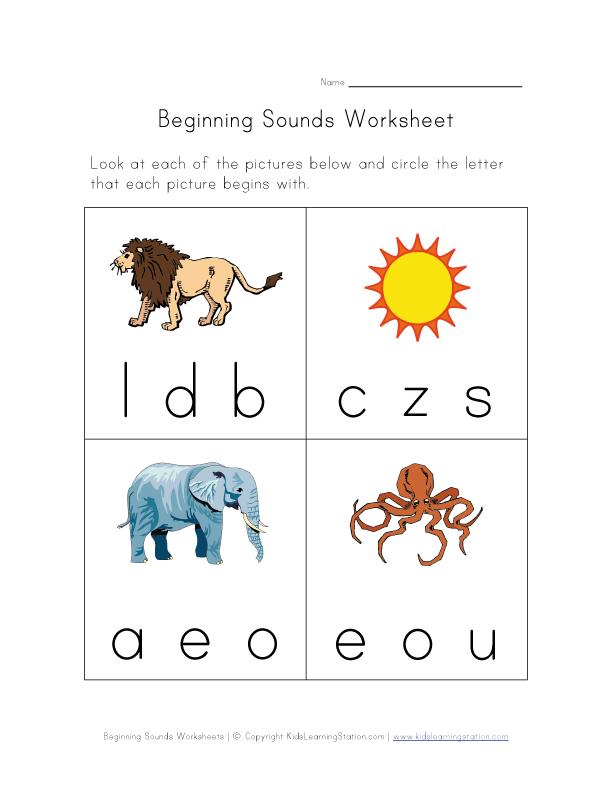 59+ Write the Beginning Sound Worksheets