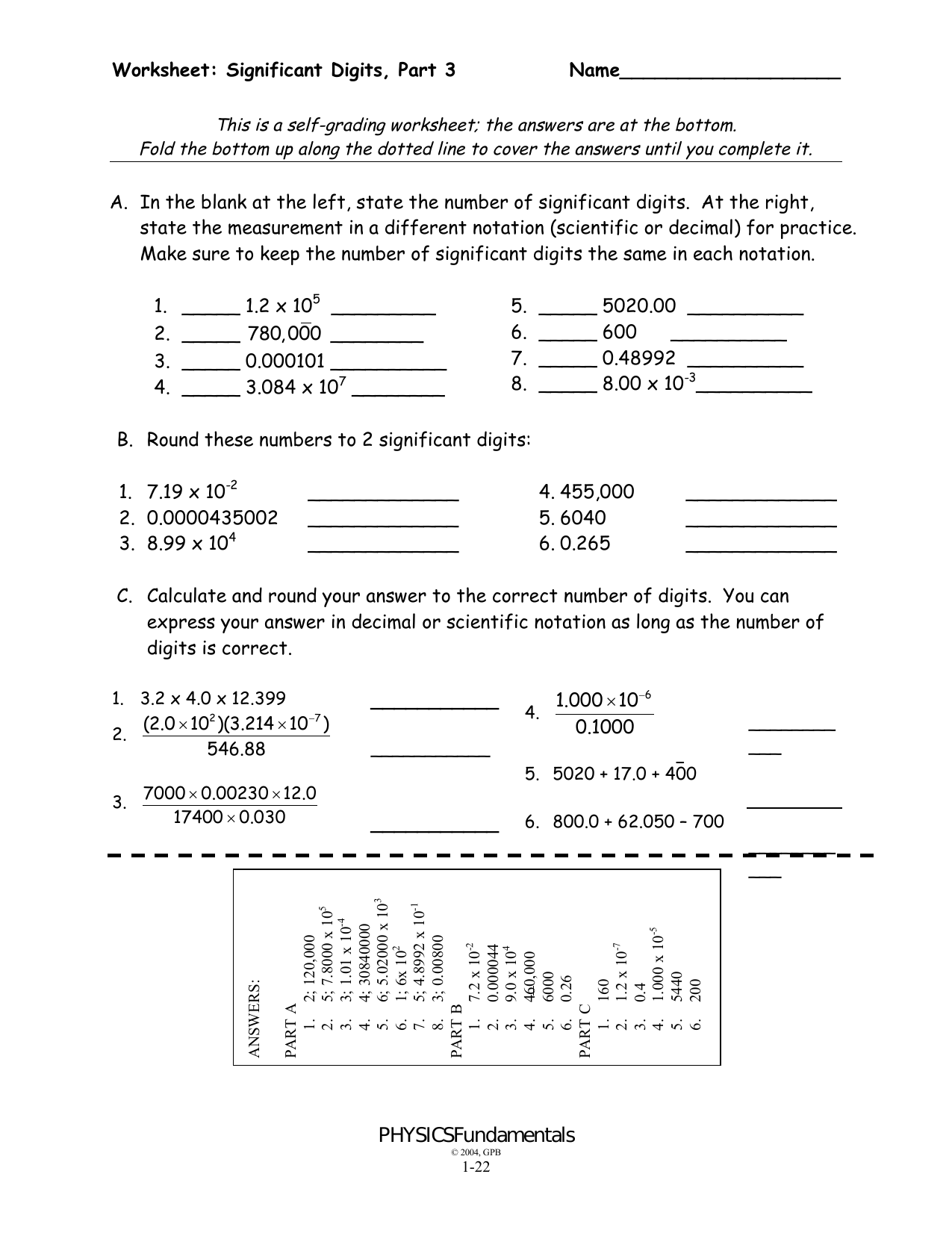 60+ New Chemistry Worksheet Significant Figures 20