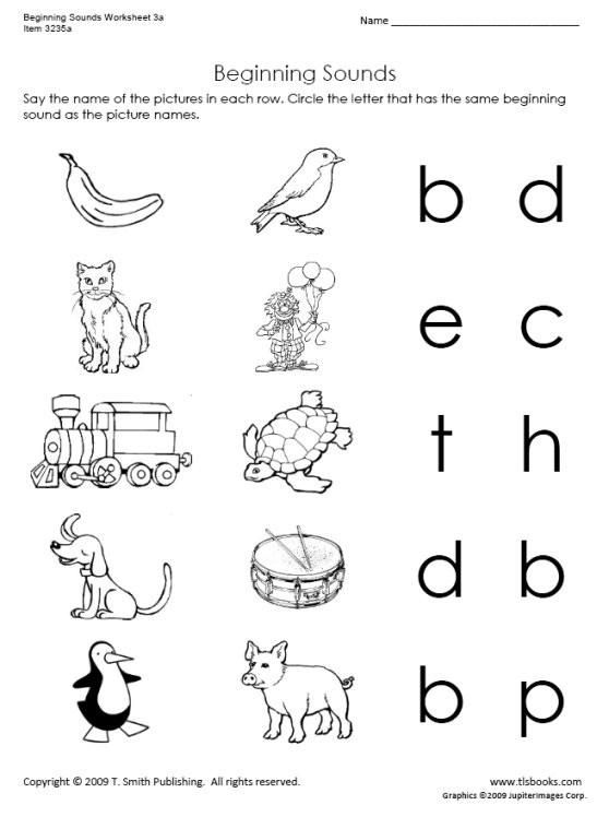 62+ Write the Beginning Sound Worksheets