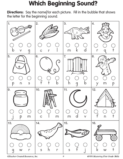 63+ Write the Beginning Sound Worksheets