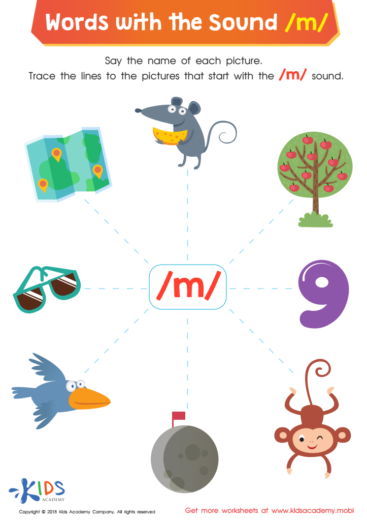 64+ Beginning Sound M Worksheet