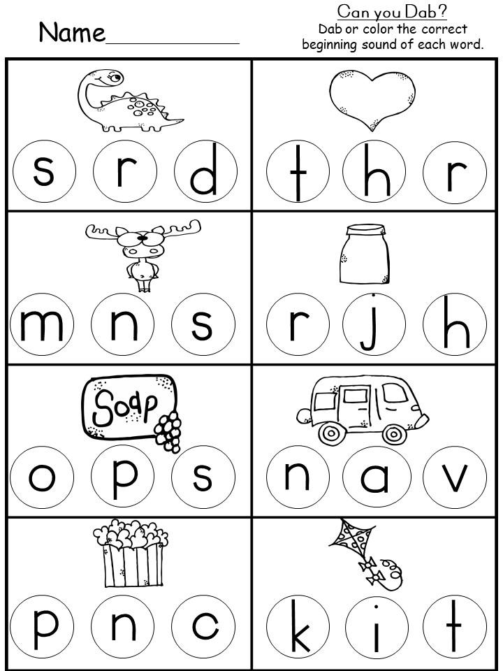 65+ Beginning Sound M Worksheet