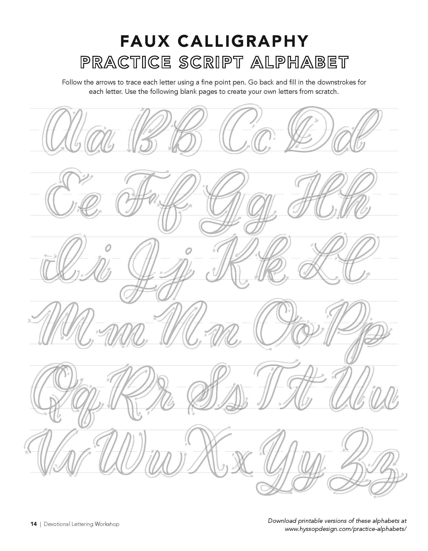 65 Calligraphy For Beginners Worksheets 11