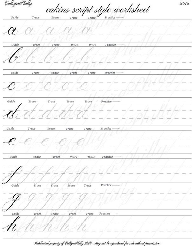 65 Calligraphy For Beginners Worksheets 23