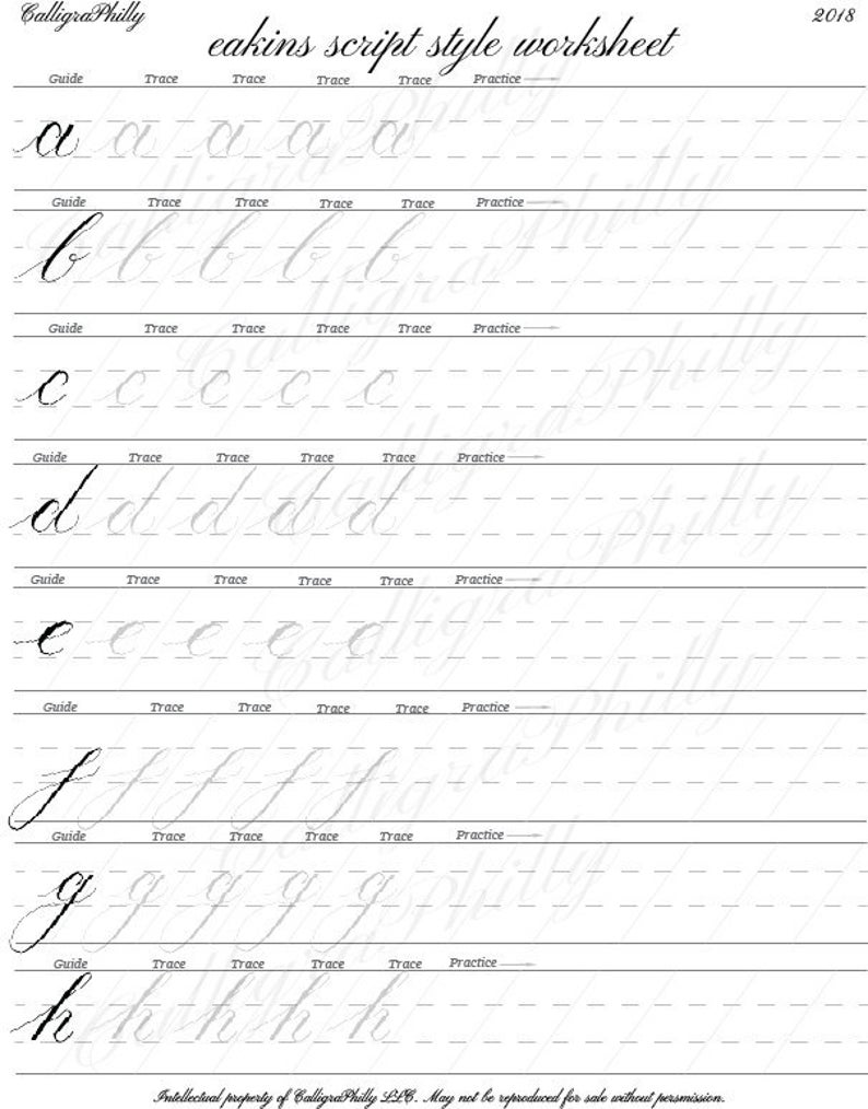 65 Calligraphy For Beginners Worksheets 39