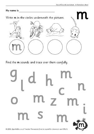 69+ Beginning Sound M Worksheet