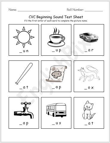 69+ Write the Beginning Sound Worksheets